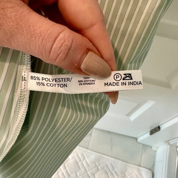 Tuckernuck Green and White Midi Dress - Picture 6 of 6